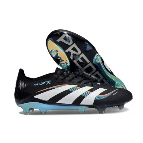 New adidas Predator Elite FG Shoes Black White Blue