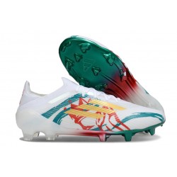 adidas F50 Elite FG Cleats White Green Gold