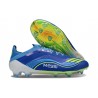 adidas F50 Elite FG Cleats X MESSI Team Royal Blue Solar Yellow Semi Blue Burst