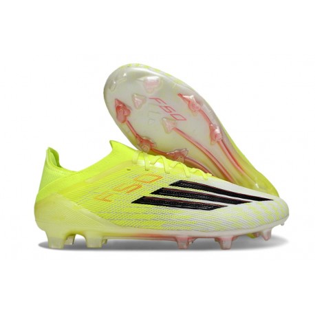 adidas F50 Elite FG Cleats Yellow Black