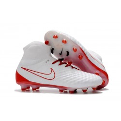 Nike New Magista Obra 2 FG Football Boots White Red
