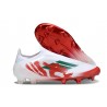 Adidas F50 Elite Laceless FG White Red Green