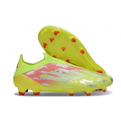 Adidas F50 Elite Laceless FG Yellow Red