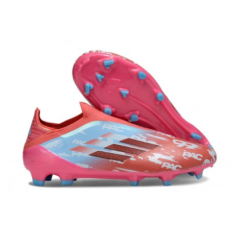 Adidas F50 Elite Laceless FG Red Blue