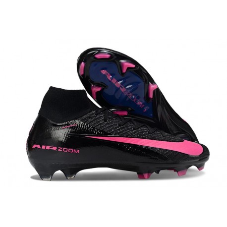 Nike Zoom Mercurial Superfly 10 Elite FG Boots Black Pink