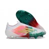 Adidas F50 Elite Laceless FG White Pink Green Gold