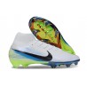 Nike Zoom Mercurial Superfly 10 Elite FG Boots White Black Blue