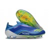 Adidas F50 Elite Laceless FG X MESSI Team Royal Blue Solar Yellow Semi Blue Burst