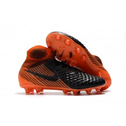 Nike New Magista Obra 2 FG Football Boots Black Orange