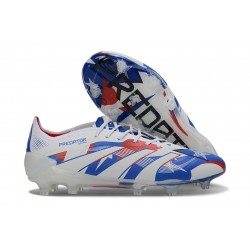 New adidas Predator Elite FG Shoes White Blue Red