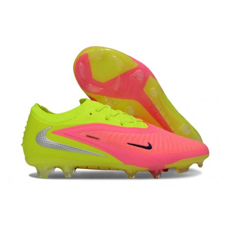 Nike Phantom 6 Low Cut Elite FG Soccer Cleat Pink Limelight 