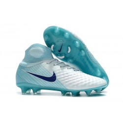 Nike New Magista Obra 2 FG Football Boots White Blue