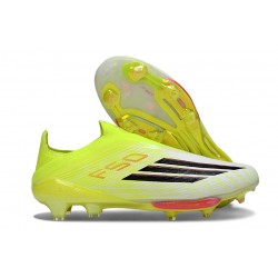 adidas F50 + FG Laceless Boots Volt Black