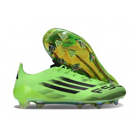 adidas F50 Elite FG Cleats Green Black