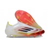 Adidas F50 Elite Laceless FG White Black Solar Yellow