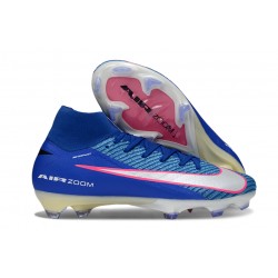 Nike Zoom Mercurial Superfly 10 Elite FG Boots Racer Blue White