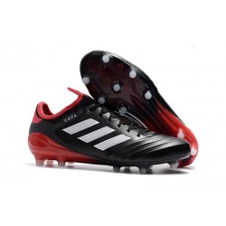 Adidas Copa 18.1 FG K-leather Soccer Cleats - Black White Red