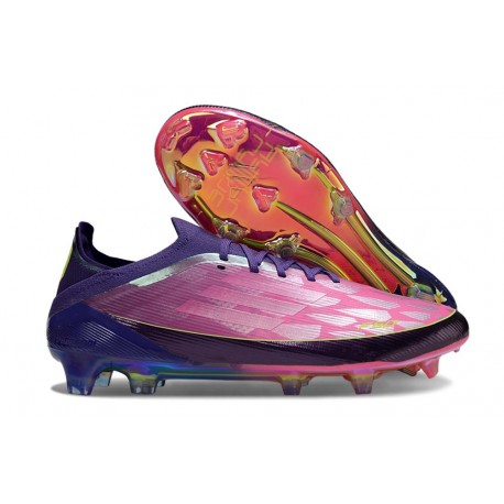 adidas F50 Elite FG X Lamine Yamal Unity Purple Ftwr White Lucid Lemon