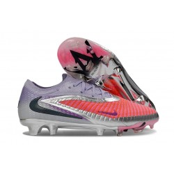 Nike Phantom 6 Low Cut Elite FG Soccer Cleat Red Purple Black