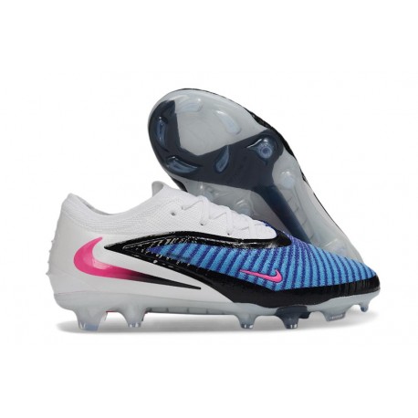 Nike Phantom 6 Low Cut Elite FG Soccer Cleat Racer Blue Pink Blast White