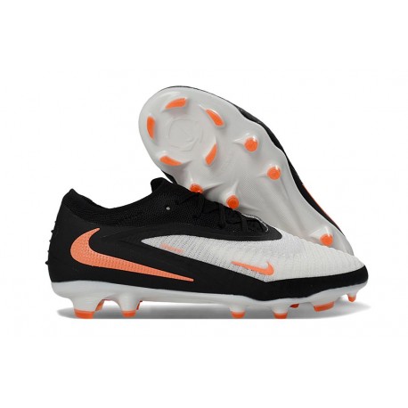 Nike Phantom 6 Low Cut Elite FG Soccer Cleat White Black Orange