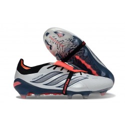 Adidas Predator 26 Elite Foldover Tongue FG White Black Crimson