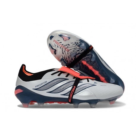 Adidas Predator 26 Elite Foldover Tongue FG White Black Crimson