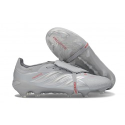 Adidas Predator 26 Elite Foldover Tongue FG Gray Iron Met.