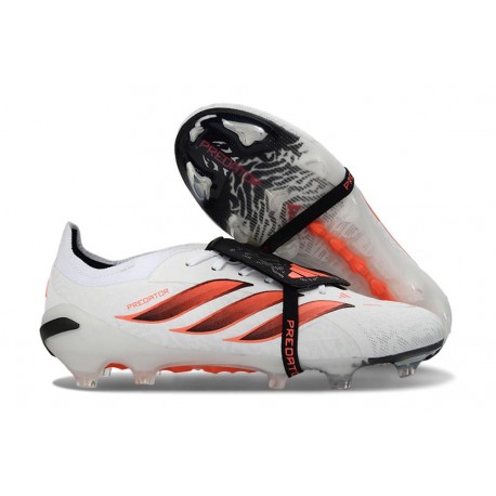 Adidas Predator 26 Elite Foldover Tongue FG White Red