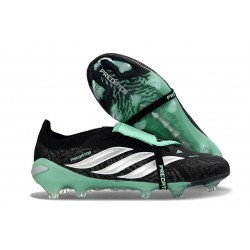 Adidas Predator 26 Elite Foldover Tongue FG Black White Green