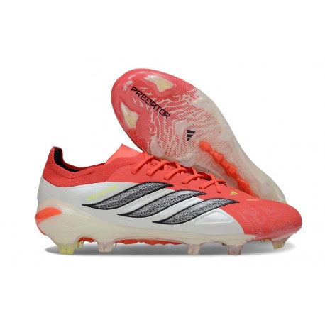 Adidas Predator 26 Elite L FG Born For Goals - Lucid Red Core Black Footwear White