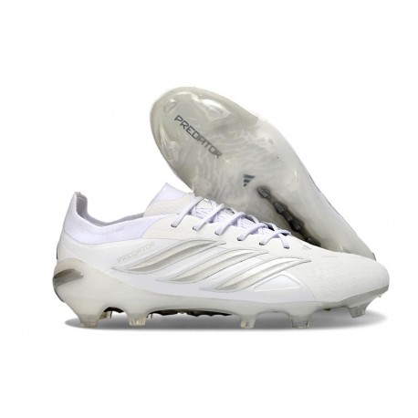 Adidas Predator 26 Elite L FG Shoes White