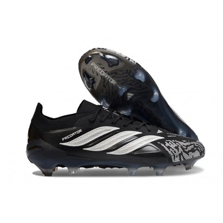 Adidas Predator 26 Elite L FG Shoes Black White