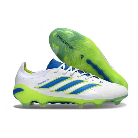 Adidas Predator 26 L Elite FG Football Boots White Blue