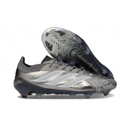 Adidas Predator 26 Elite L FG Shoes Grey Silver