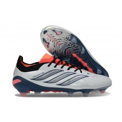Adidas Predator 26 Elite L FG Shoes Gray Black