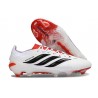 Adidas Predator 26 Elite L FG Shoes White Black Red