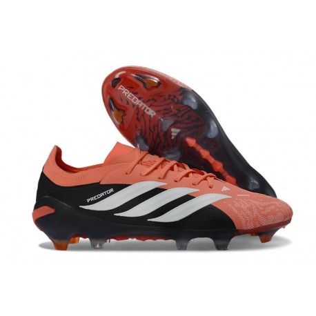 Adidas Predator Elite Low FG Cleats Black Orange White