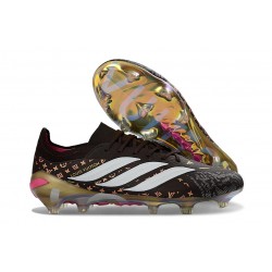 Adidas Predator Elite Low FG Cleats Black Gold White