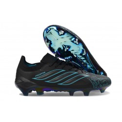 Adidas Predator Elite Low FG Cleats Black Blue