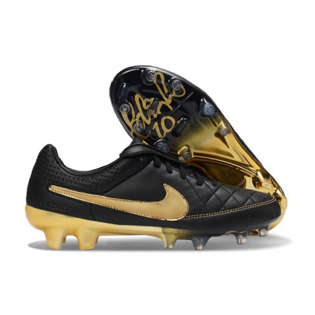 Nike Tiempo Maestro SE FG Soccer Shoes Black Golden