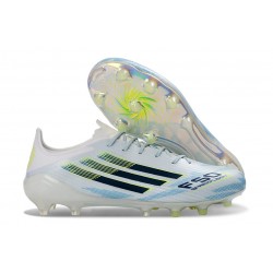 New adidas F50 Elite FG Soccer Shoes White Blue Black