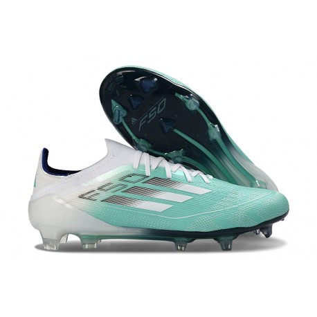 New adidas F50 Elite FG Soccer Shoes Green Silver White