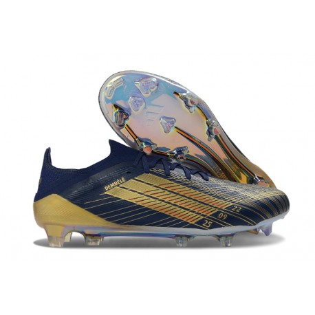 New adidas F50 Elite FG Soccer Shoes Black Gold
