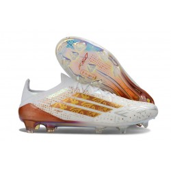New adidas F50 Elite FG Soccer Shoes White Gold