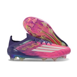 New adidas F50 Elite FG Soccer Shoes Pink Purple White