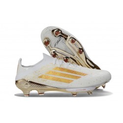 adidas F50+ Elite FG Shoes White Gold
