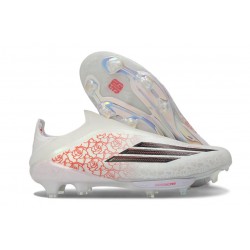 adidas F50+ FG LL Soccer Cleats Lamie Yamal Ftwr White Core Black Lucid Red