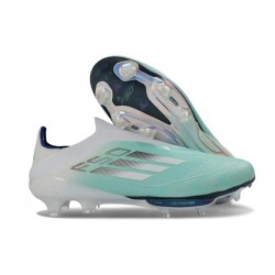 adidas F50 + FG Laceless Boots Green Silver White