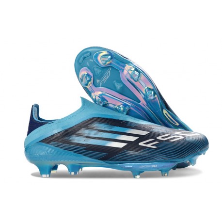 adidas F50+ FG LL Soccer Cleats Black Blue